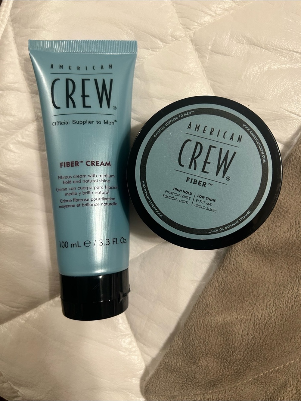 American Crew Fiber Cream and pomade set FULL SIZE BRAND NEW!